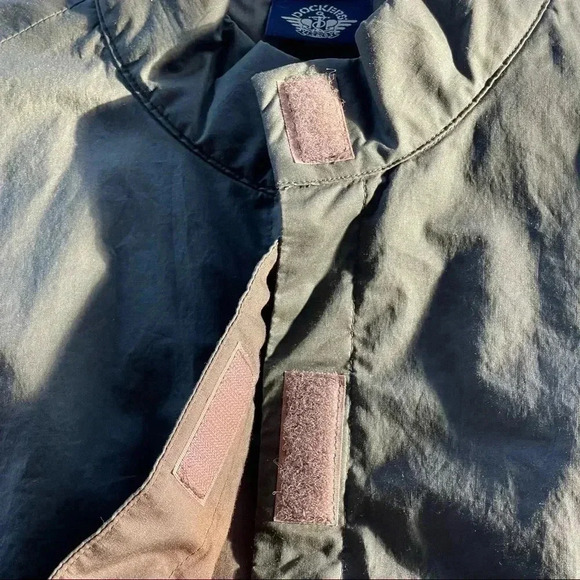 Dockers Vest Green Navy  Women Size Petit Medium - Picture 13 of 13